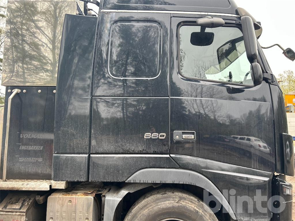 Cabeza tractora, Portavehículos semirremolque Dragbil / VOLVO FH16 660 med 5:e axel och maskinsläp / Säljes som ekipage: foto 18