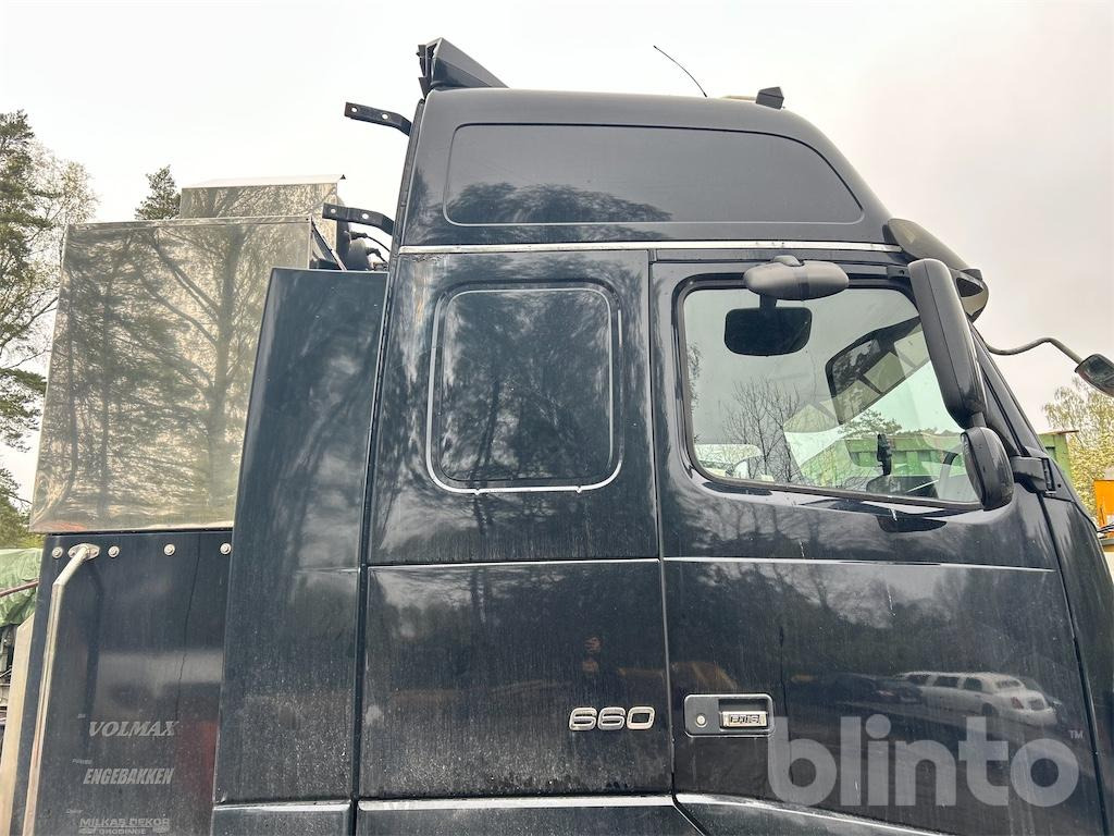 Cabeza tractora, Portavehículos semirremolque Dragbil / VOLVO FH16 660 med 5:e axel och maskinsläp / Säljes som ekipage: foto 17