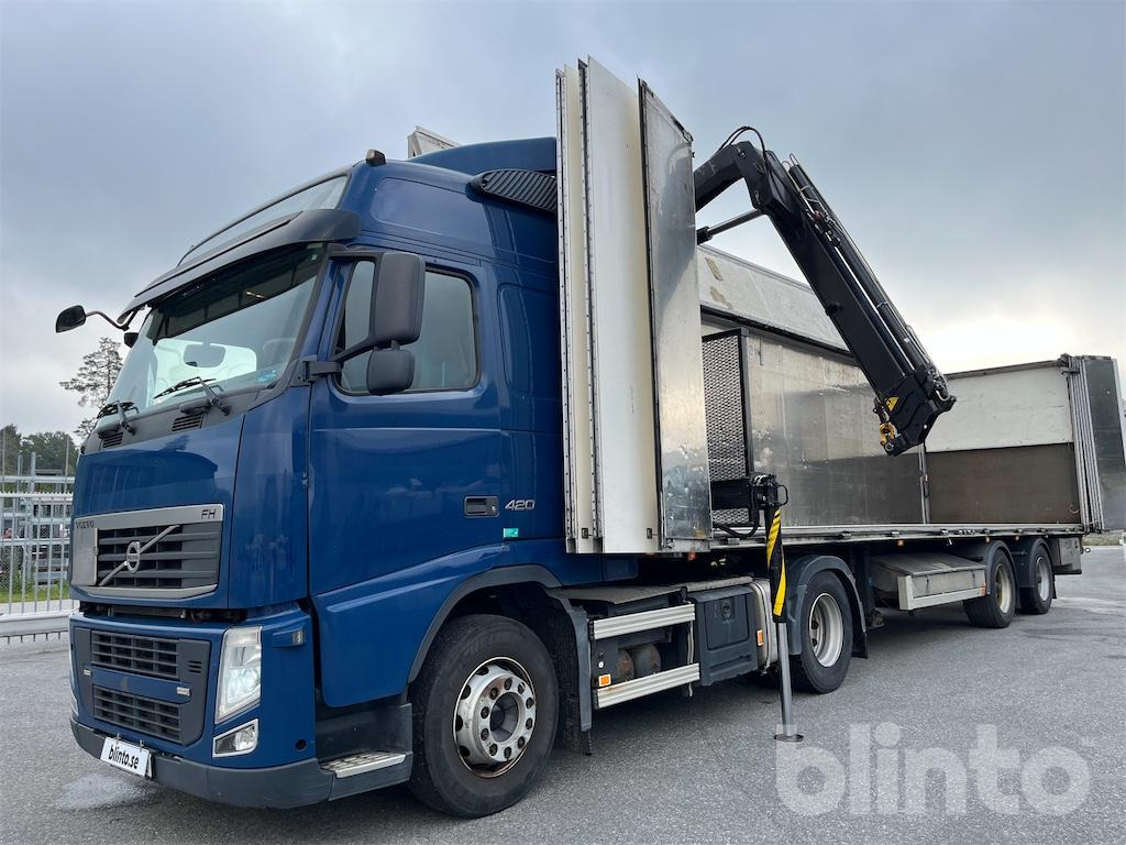 VOLVO FH 4*2 Sandströms Trailer med kran - Cabeza tractora, Caja cerrada semirremolque: foto 1 VOLVO FH 4*2 Sandströms Trailer med kran - Cabeza tractora, Caja cerrada semirremolque: foto 1