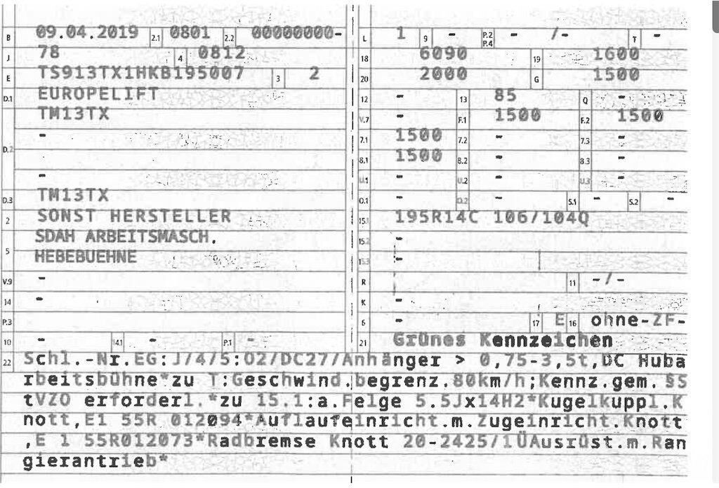 Europelift TM13T (2019) - Otros: foto 5 Europelift TM13T (2019) - Otros: foto 5