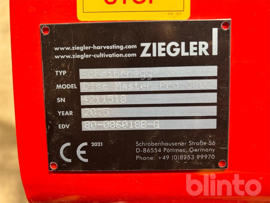 Ziegler Disc Master Pro 3002 - Rastras: foto 5 Ziegler Disc Master Pro 3002 - Rastras: foto 5
