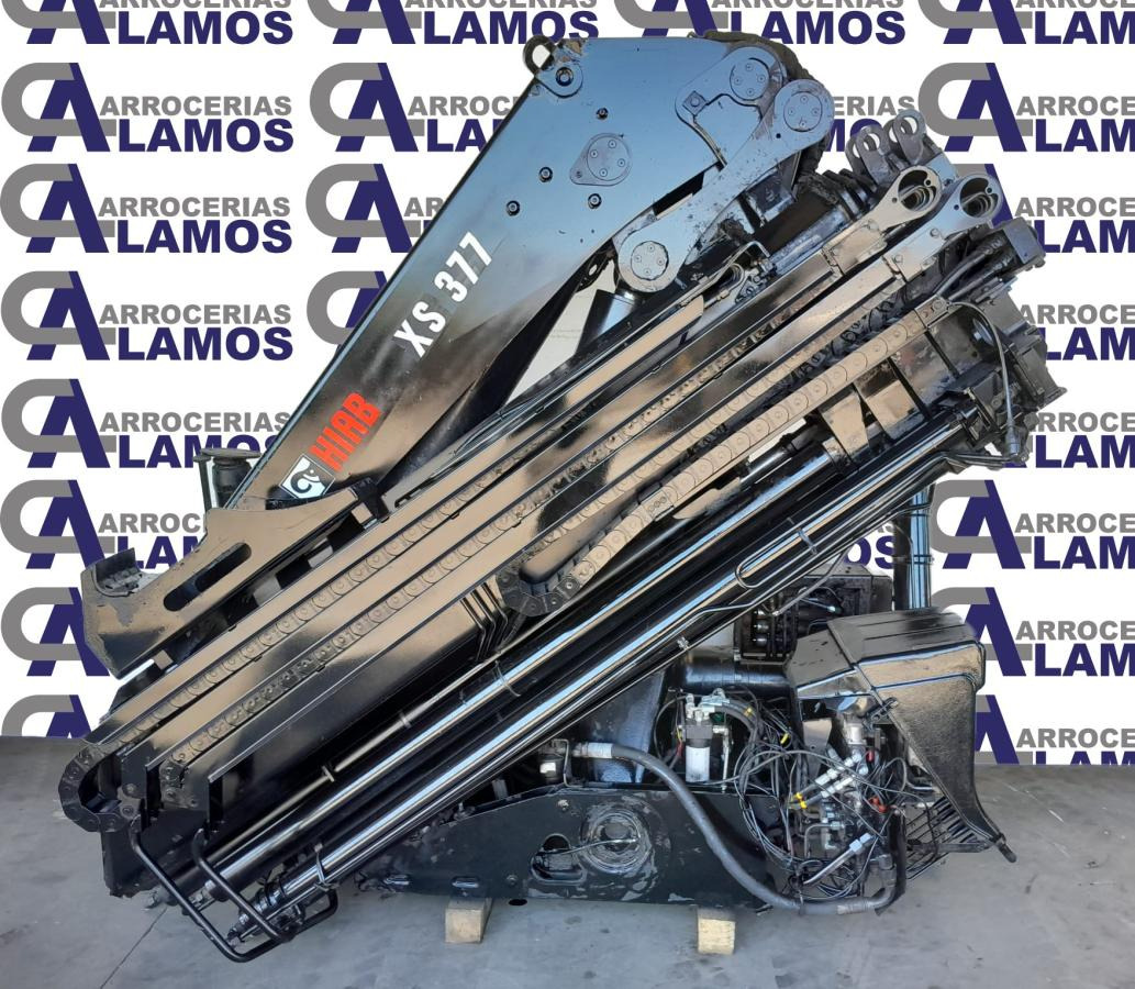 HIAB GRUA HIAB 377 E-5 HIPRO + JIB 100X-3 - Grúa para camión: foto 2 HIAB GRUA HIAB 377 E-5 HIPRO + JIB 100X-3 - Grúa para camión: foto 2