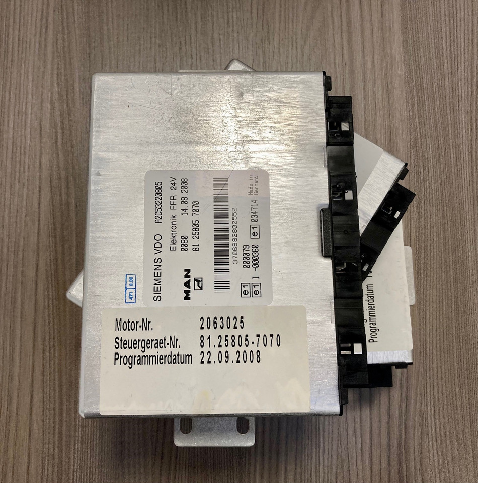 CENTRALINA FFR - MAN 81258057070 - SIEMENS VDO A2C53220805 - Unidad de control: foto 5 CENTRALINA FFR - MAN 81258057070 - SIEMENS VDO A2C53220805 - Unidad de control: foto 5