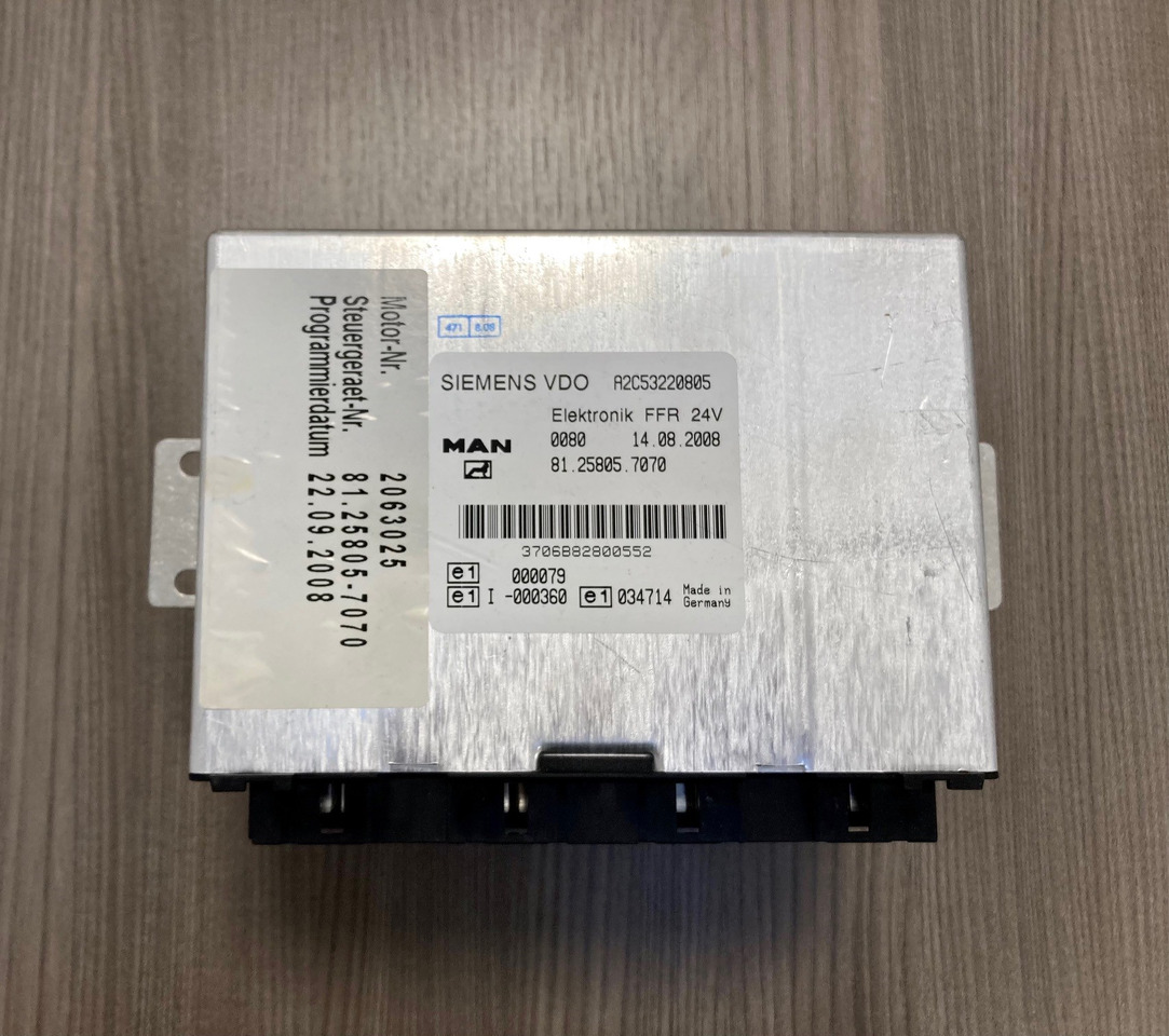 CENTRALINA FFR - MAN 81258057070 - SIEMENS VDO A2C53220805 - Unidad de control: foto 1 CENTRALINA FFR - MAN 81258057070 - SIEMENS VDO A2C53220805 - Unidad de control: foto 1