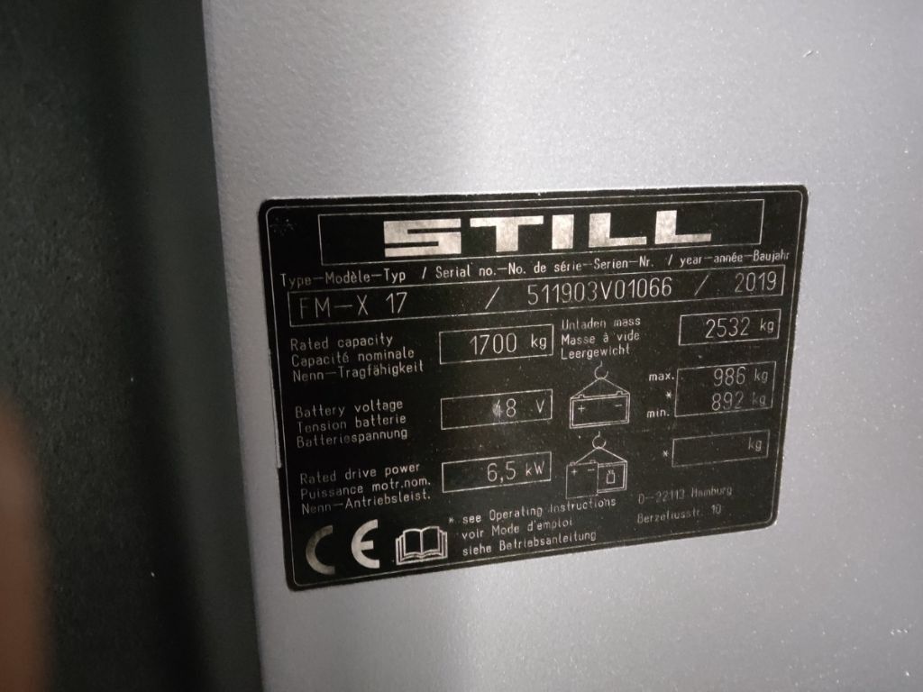 Retráctil STILL FM-X17: foto 6 Retráctil STILL FM-X17: foto 6