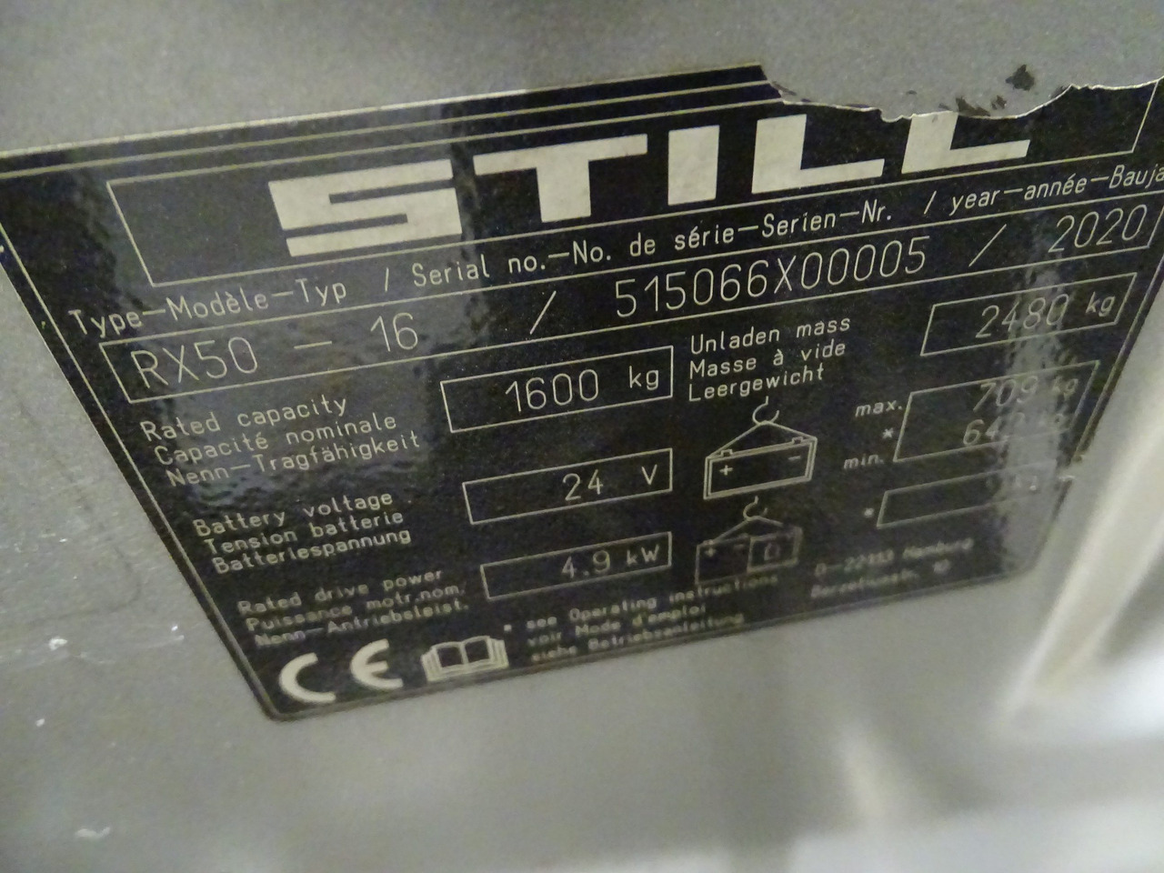 Still RX50-16 - Carretilla elevadora eléctrica: foto 5 Still RX50-16 - Carretilla elevadora eléctrica: foto 5