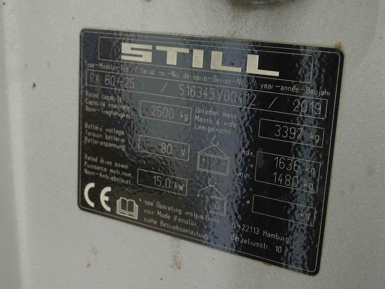 Still RX60-25 - Carretilla elevadora eléctrica: foto 5 Still RX60-25 - Carretilla elevadora eléctrica: foto 5