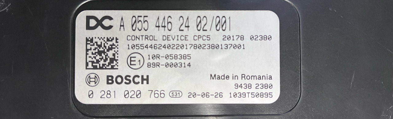 BOSCH CPC5 ECU A0554462402 - Unidad de control: foto 4 BOSCH CPC5 ECU A0554462402 - Unidad de control: foto 4