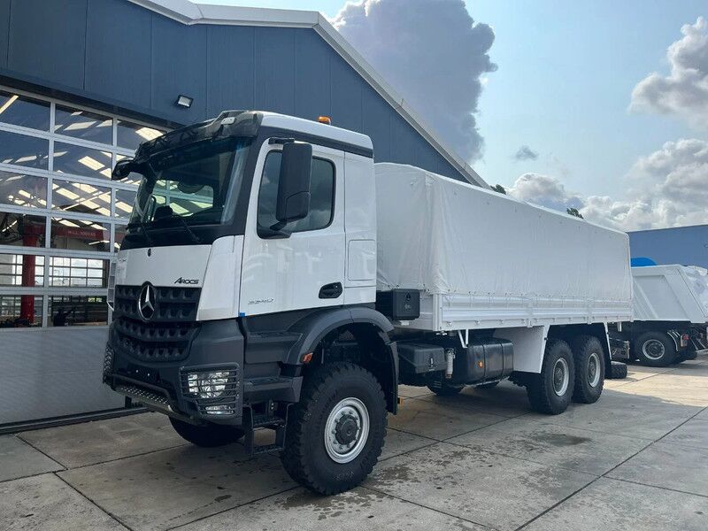 Mercedes-Benz Arocs 3340 A 6x6 Cargo Truck - Camión lona: foto 1 Mercedes-Benz Arocs 3340 A 6x6 Cargo Truck - Camión lona: foto 1