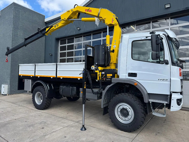 Camión grúa nuevo Mercedes-Benz Atego Atego 1725 4x4 Flatbed with Hyva HB120 Crane: foto 14