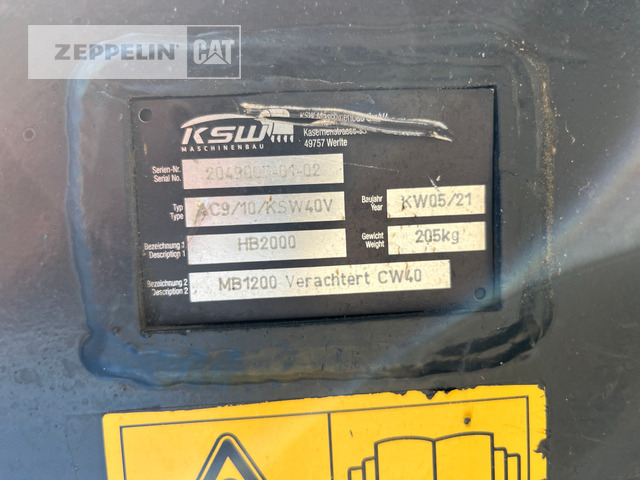 Atlas-Copco MB1500 Hydraulikhamm - Martillo hidráulico para Maquinaria de construcción: foto 5 Atlas-Copco MB1500 Hydraulikhamm - Martillo hidráulico para Maquinaria de construcción: foto 5