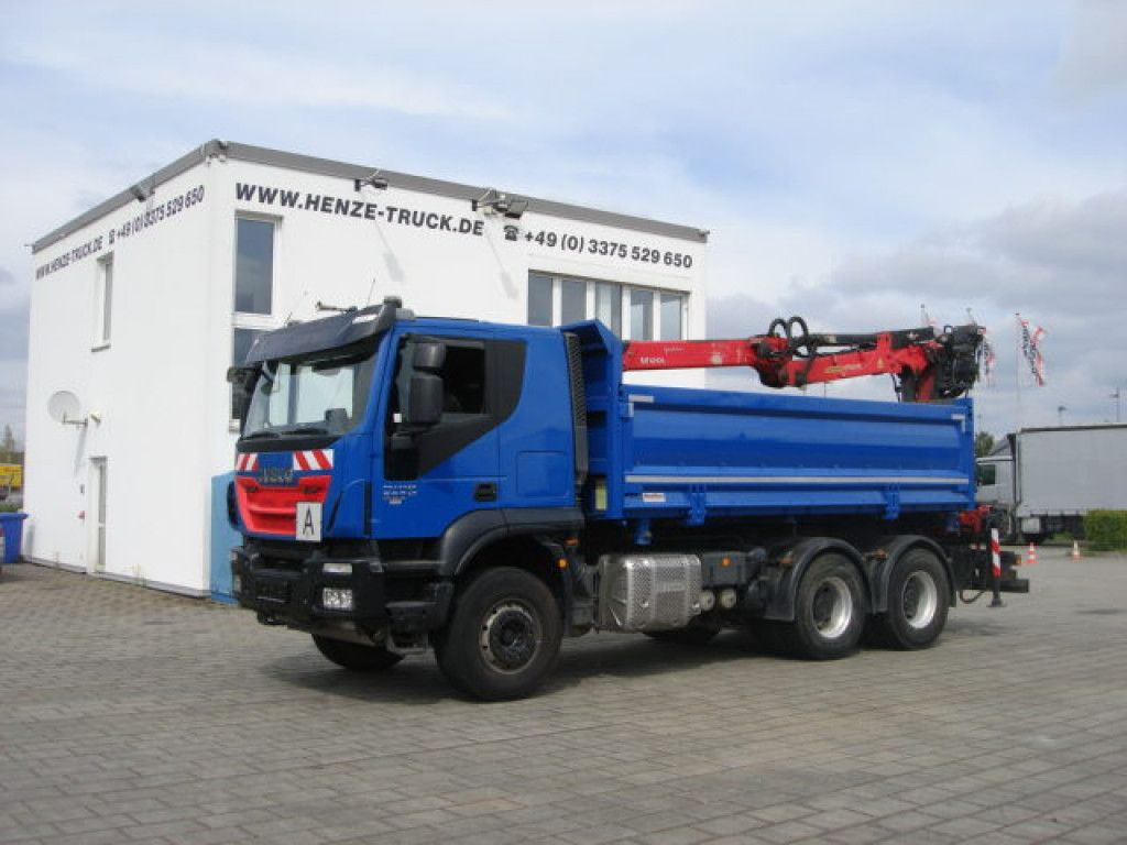 Iveco TRACKER 260T50 6x4 3-Achs Kipper Heckkran Espilo - Camión grúa, Volquete camión: foto 5 Iveco TRACKER 260T50 6x4 3-Achs Kipper Heckkran Espilo - Camión grúa, Volquete camión: foto 5