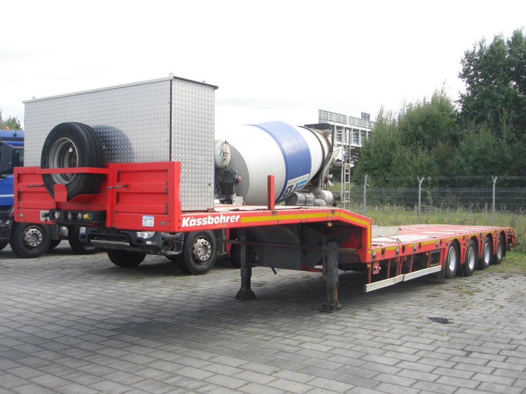 KAESSBOHRER Kaessbohrer LB4E Tiefladerauflieger EX-1 KK LOWBED AUSZIEHBAR-2x Lenkachsen - Góndola rebajadas semirremolque: foto 4 KAESSBOHRER Kaessbohrer LB4E Tiefladerauflieger EX-1 KK LOWBED AUSZIEHBAR-2x Lenkachsen - Góndola rebajadas semirremolque: foto 4
