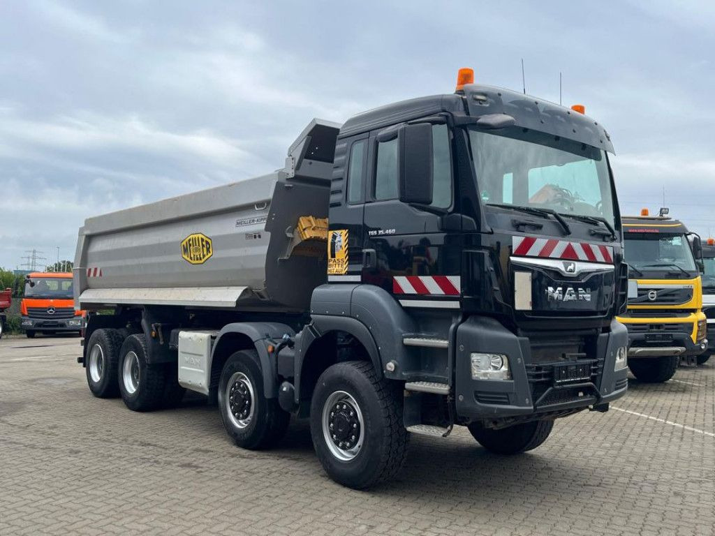 MAN TG-S 35.460 8x6 4 Achs Muldenkipper Meiller 18m³ - Portacontenedor de cadenas camión: foto 2 MAN TG-S 35.460 8x6 4 Achs Muldenkipper Meiller 18m³ - Portacontenedor de cadenas camión: foto 2