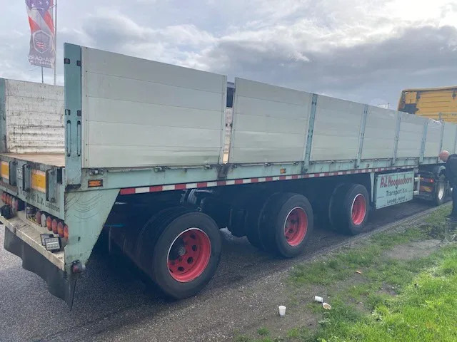 Floor stenenoplegger, 3 asser uitschuifbaar met stuuras en liftas - Semirremolque plataforma/ Caja abierta: foto 4 Floor stenenoplegger, 3 asser uitschuifbaar met stuuras en liftas - Semirremolque plataforma/ Caja abierta: foto 4