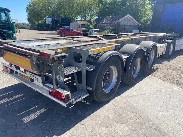 Van Hool 3-ASSIGE OPLEGGER CONTAINERCHASSIS vloeistoffen ADR 20 en 30 ft - Portacontenedore/ Intercambiable semirremolque: foto 3 Van Hool 3-ASSIGE OPLEGGER CONTAINERCHASSIS vloeistoffen ADR 20 en 30 ft - Portacontenedore/ Intercambiable semirremolque: foto 3