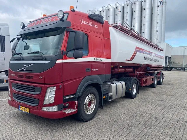 Volvo FM410 met Wijnveen silo oplegger 24 tonner - Cisterna semirremolque: foto 1 Volvo FM410 met Wijnveen silo oplegger 24 tonner - Cisterna semirremolque: foto 1