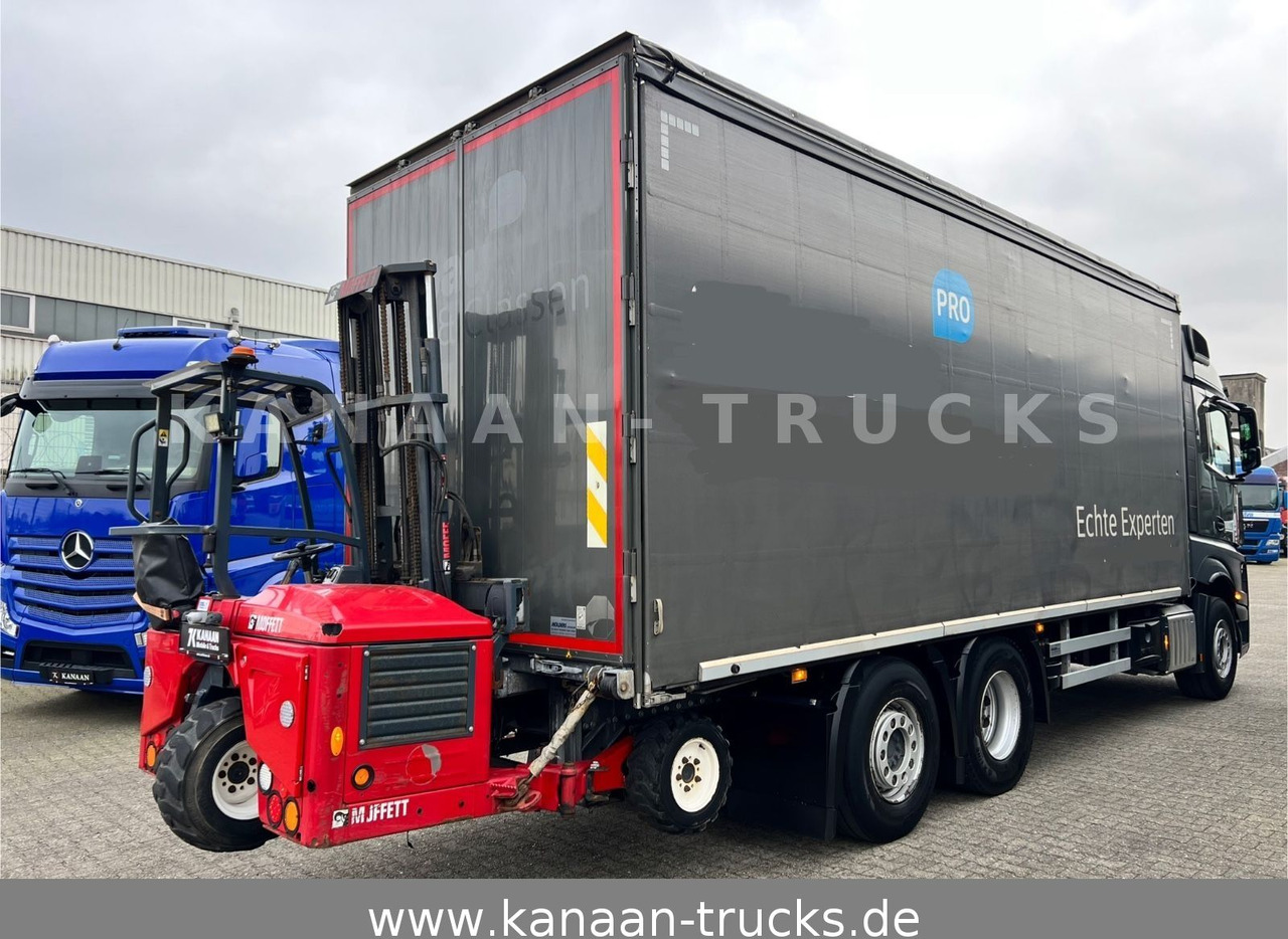 Mercedes-Benz 2548 Actros 6x2 Pritsche Moffet Mitnahme stapler - Camión grúa: foto 3 Mercedes-Benz 2548 Actros 6x2 Pritsche Moffet Mitnahme stapler - Camión grúa: foto 3
